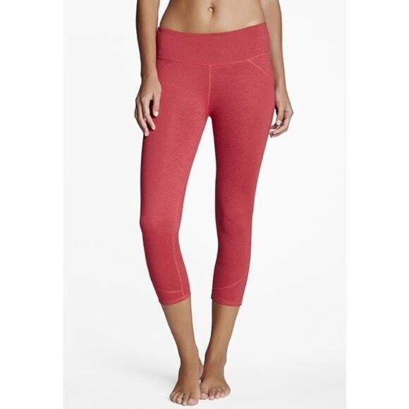 Fabletics Lima Red Crop Leggings-XS - Picture 1 of 6
